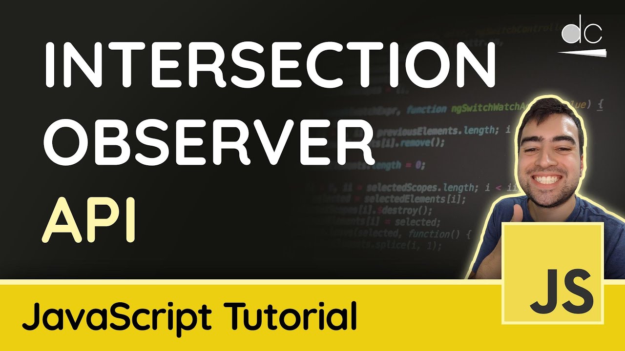 How to use the Intersection Observer API within JavaScript