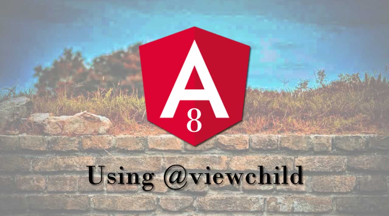 Using @viewchild to Sharing Data in Angular 8 