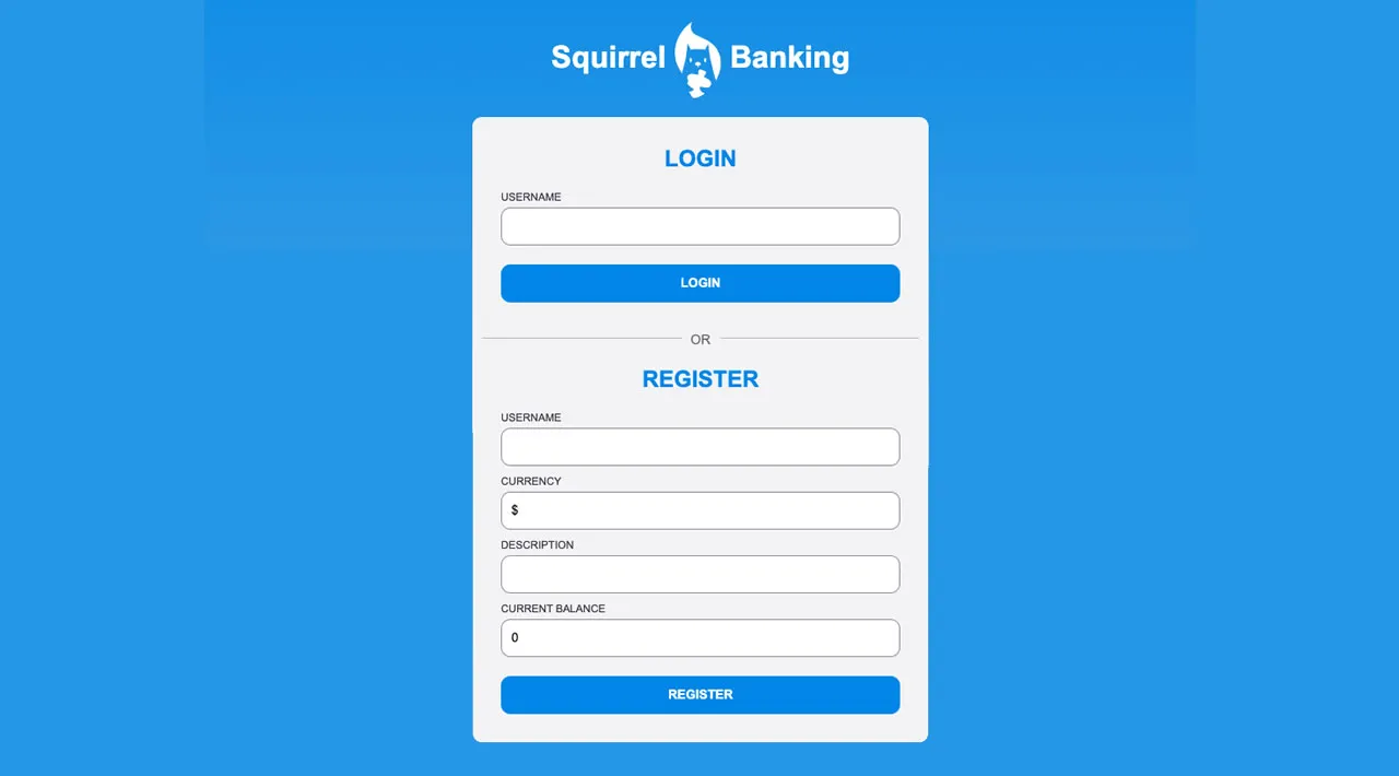 Build a Banking App: Build a Login and Registration Form