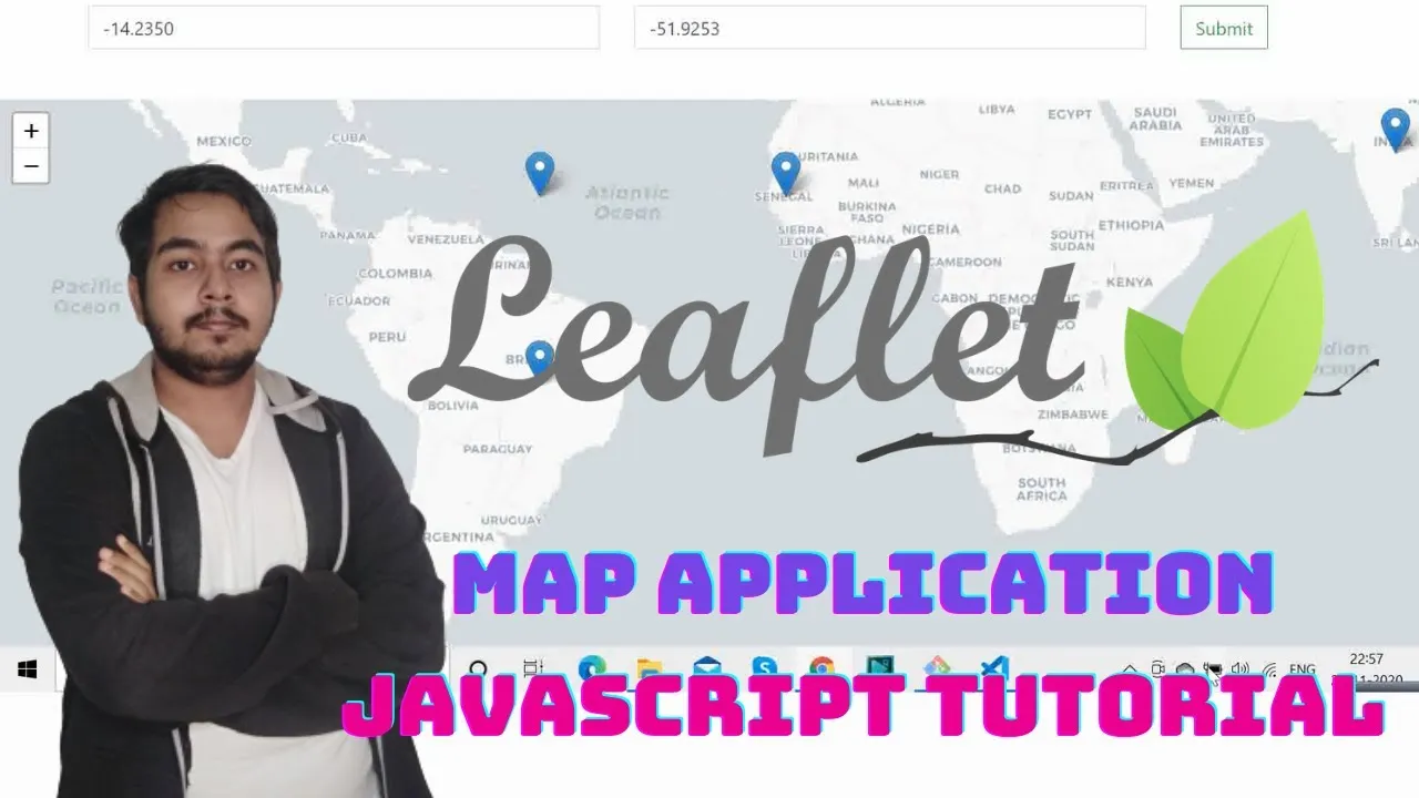 Create Map Application Leaflet JS in a Basic Way for Beginners