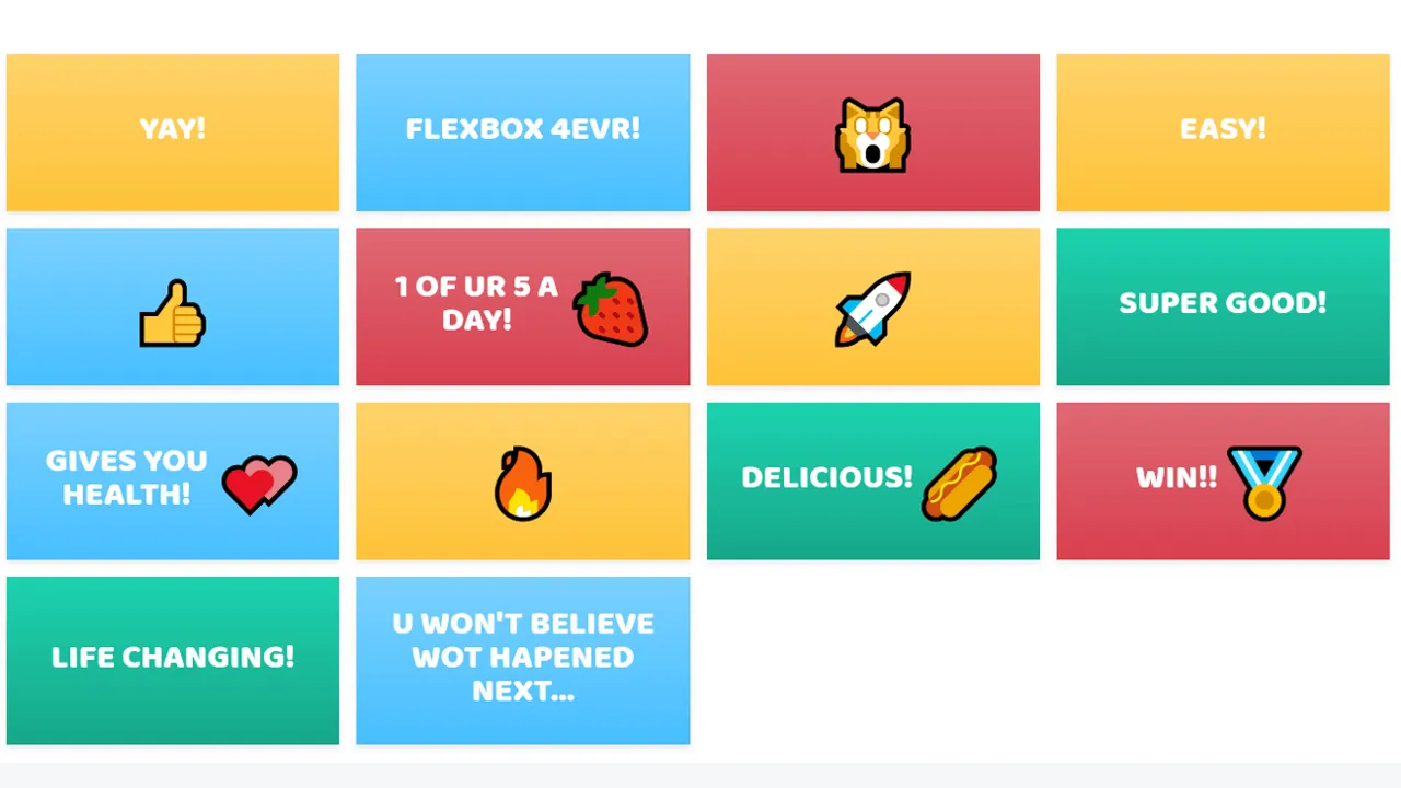 19 CSS Flexbox Examples