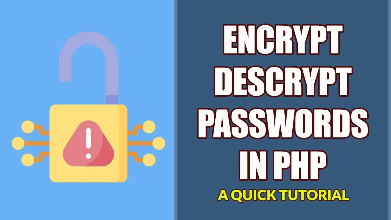 How to Encrypt Password Verification Decryption Easily in PHP