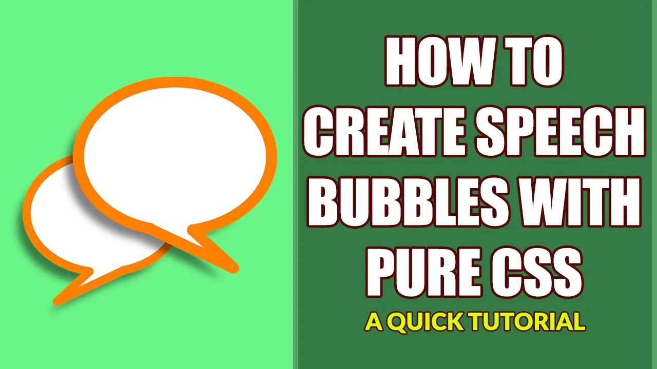 How To Create A Simple Speech Bubble With Pure CSS