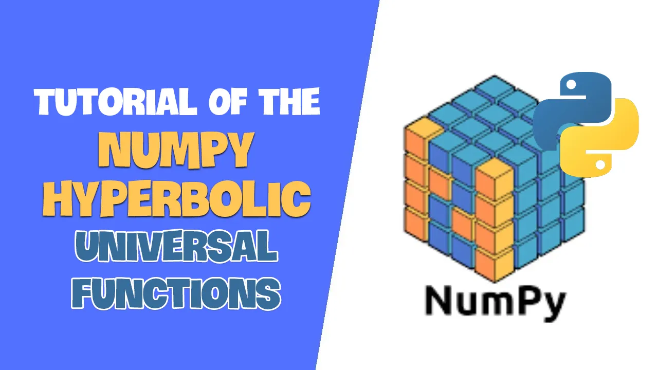 Tutorial Of The Numpy Hyperbolic Universal Functions 2368