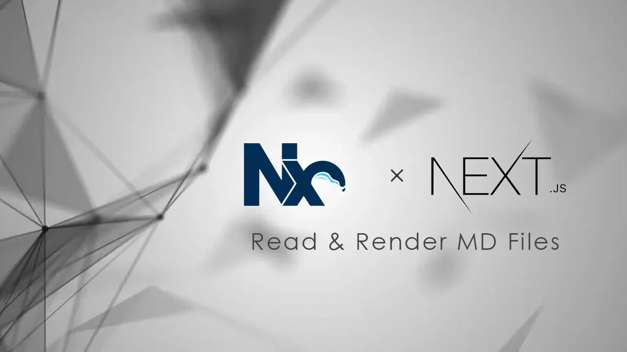 Read & Render MD Files with Next.js and Nx