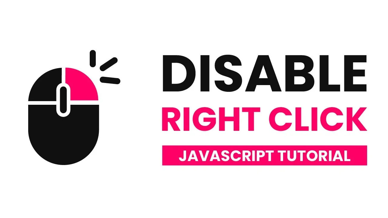 How to Disable The Right Click using JavaScript