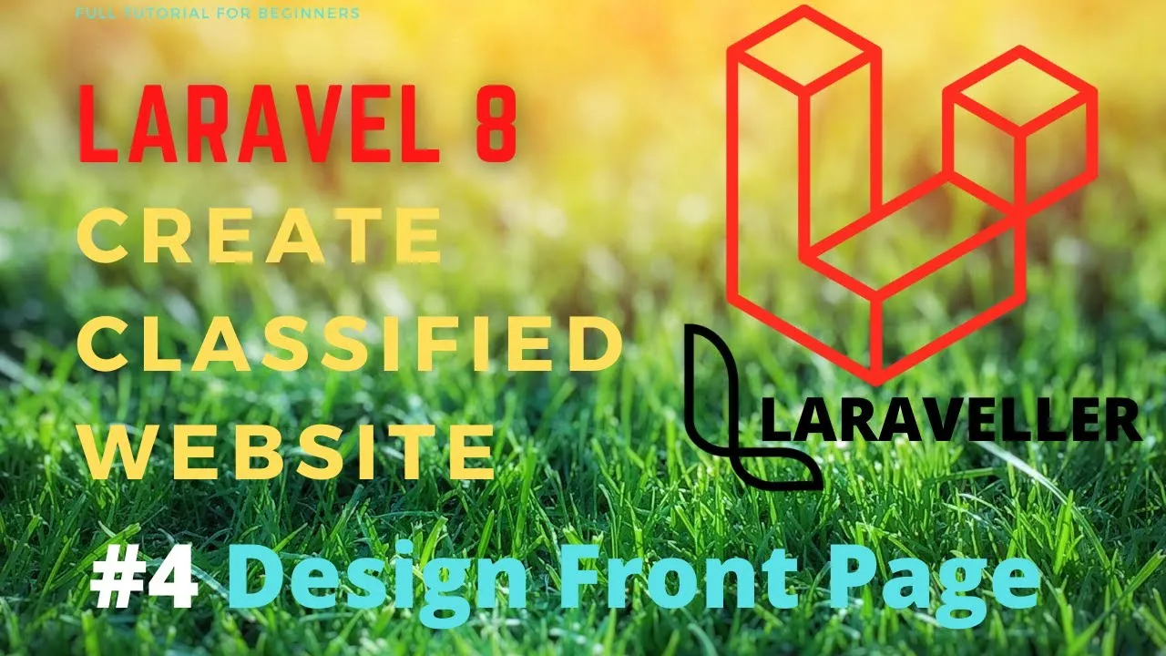 How to Front Page Edit with Laravel 8