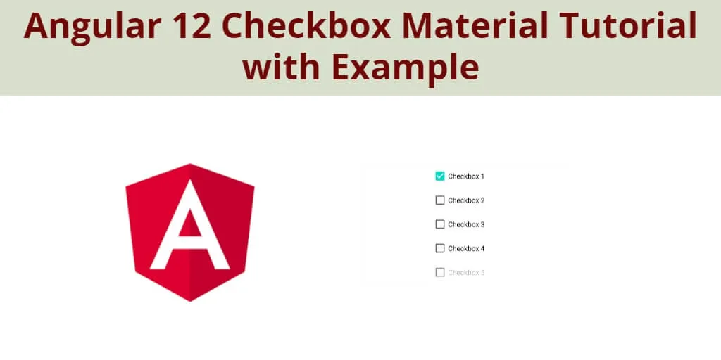 Angular 12 Checkbox Material Tutorial with Example - Lara Tutorials