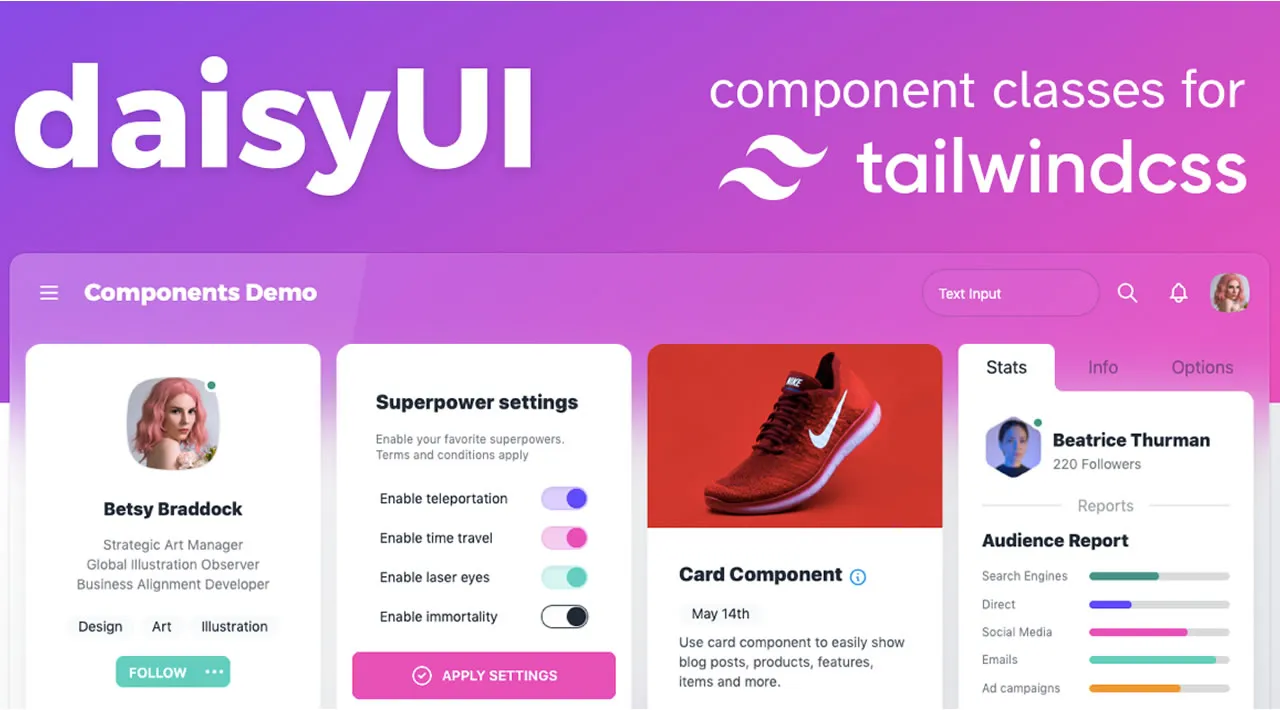 DaisyUI - Free Vue UI Components for Tailwind CSS