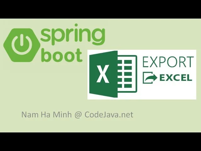 Spring Boot Export Data to Excel with Apache POI