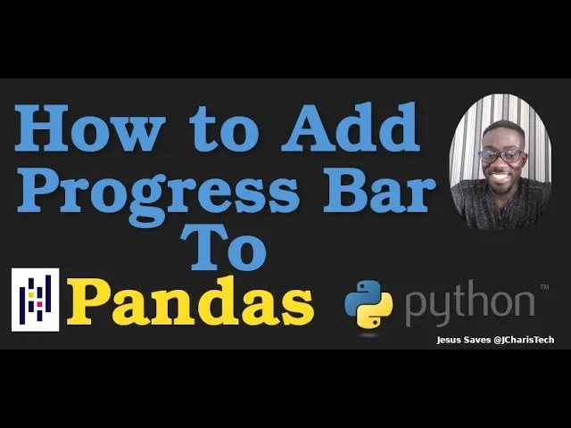 Add Progress Bar to Pandas using tqdm