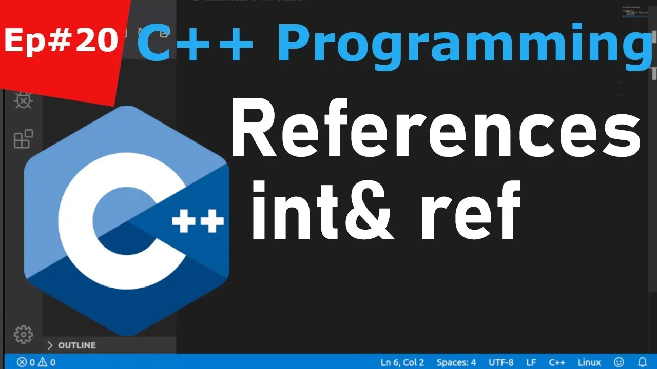 C++ Tutorial:  References and Passing by Reference