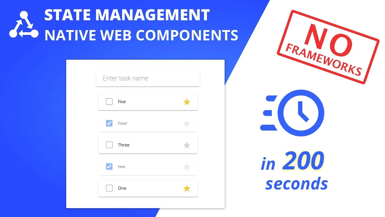 State Management with Native Web Component In Just 3 Minutes