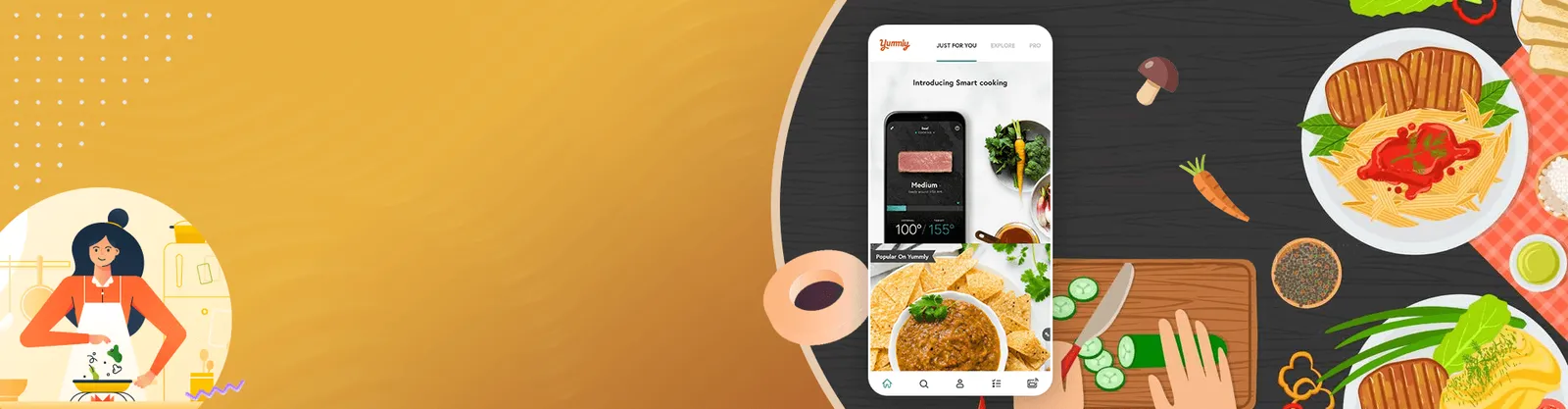 Recipe and Cooking App development: Build an app like Yummly and Cooking