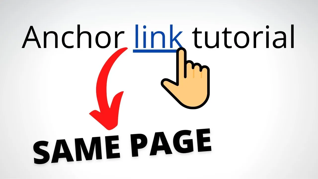 Creating Link to a Specific Part of a Page (HTML anchor link)