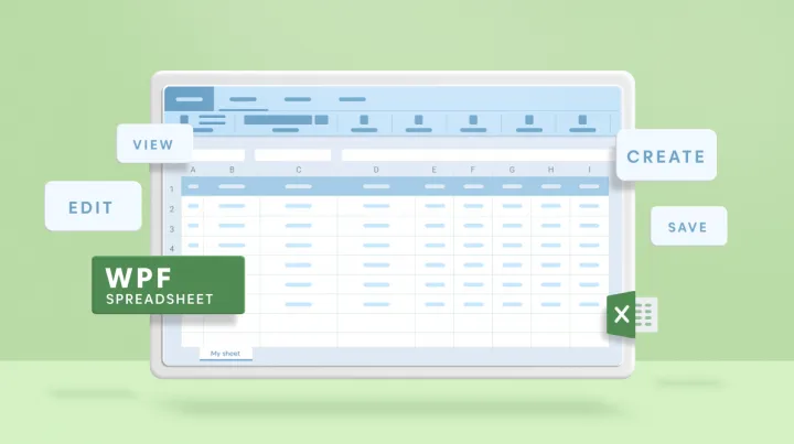 Create, View, Edit and Save Your Excel Files Using WPF Spreadsheet