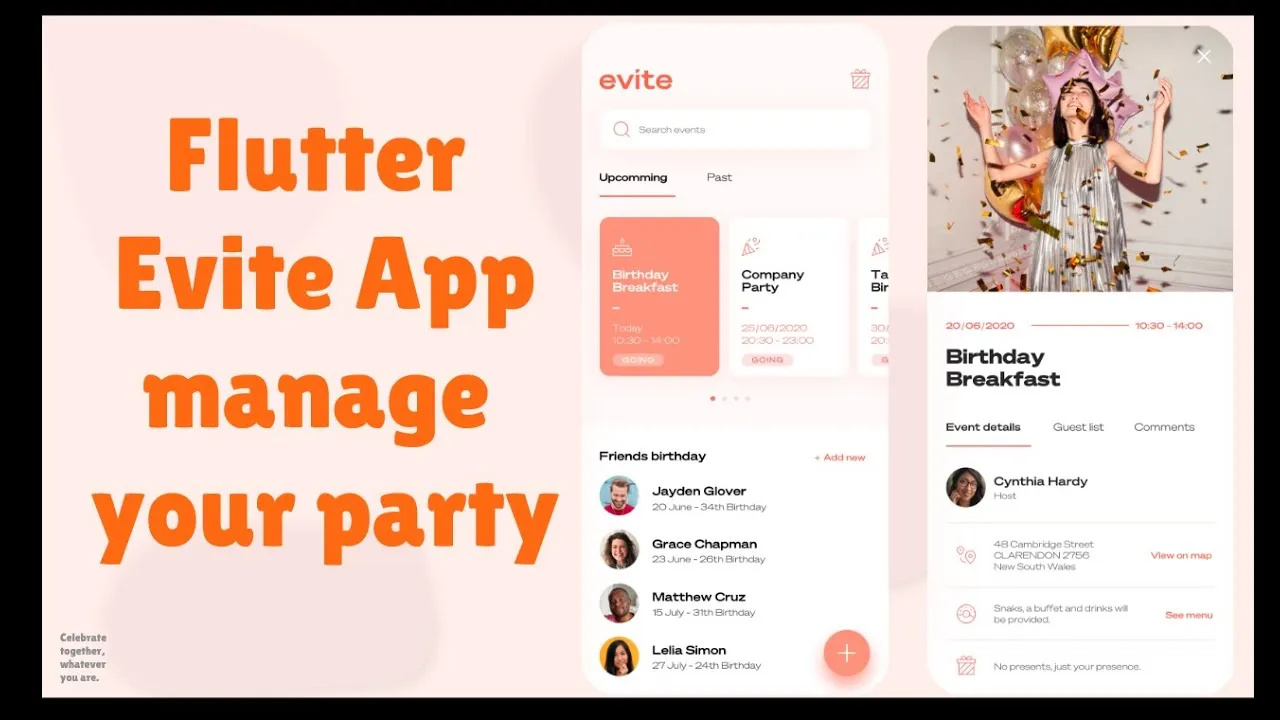 How to Manage Your Party with Flutter Evite - Part 1