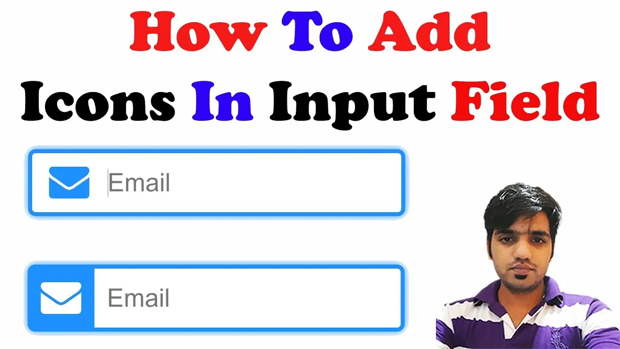 Tutorial how to Add Icons in Input Fields