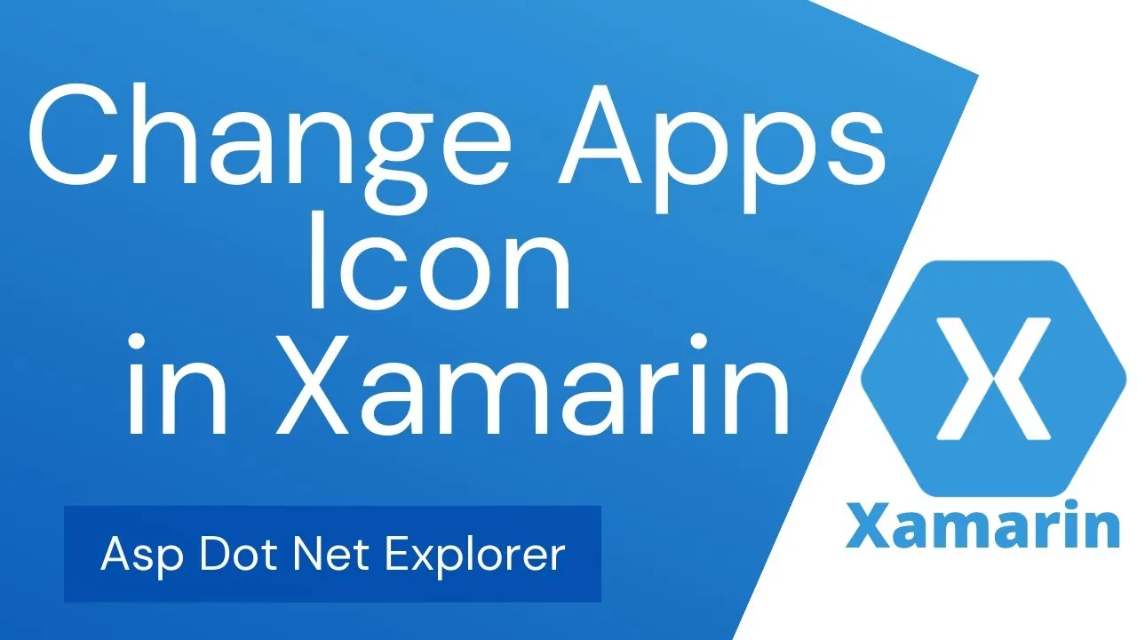 How to Change App Default Icon in Xamarin Forms | Create Mobile App Icon