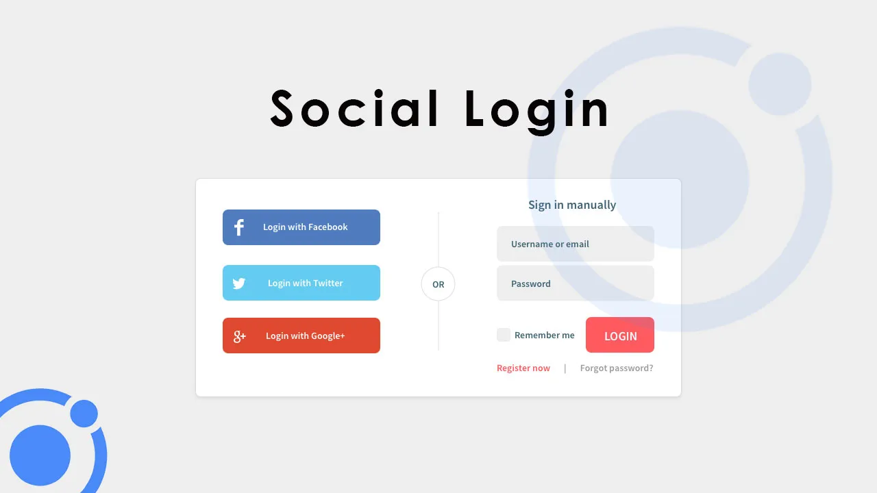 Add Social Login to Ionic Apps