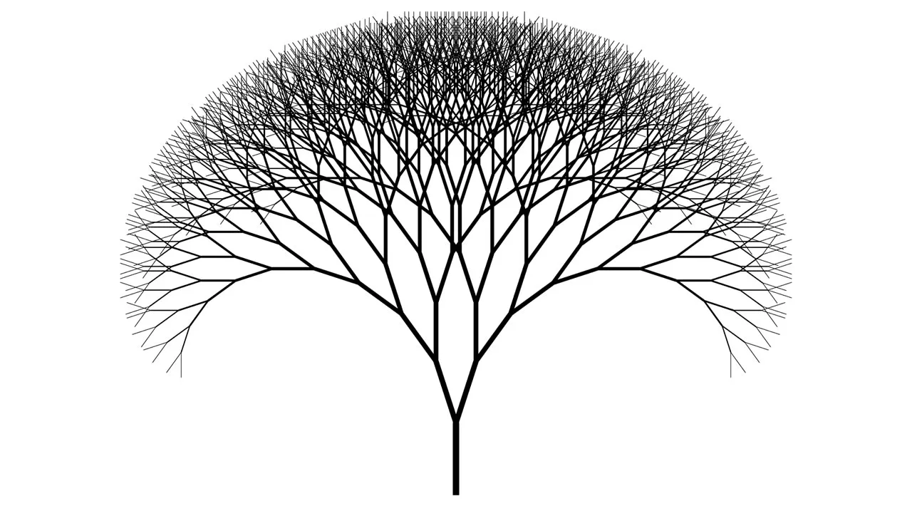 Фрактальная Графика дерево