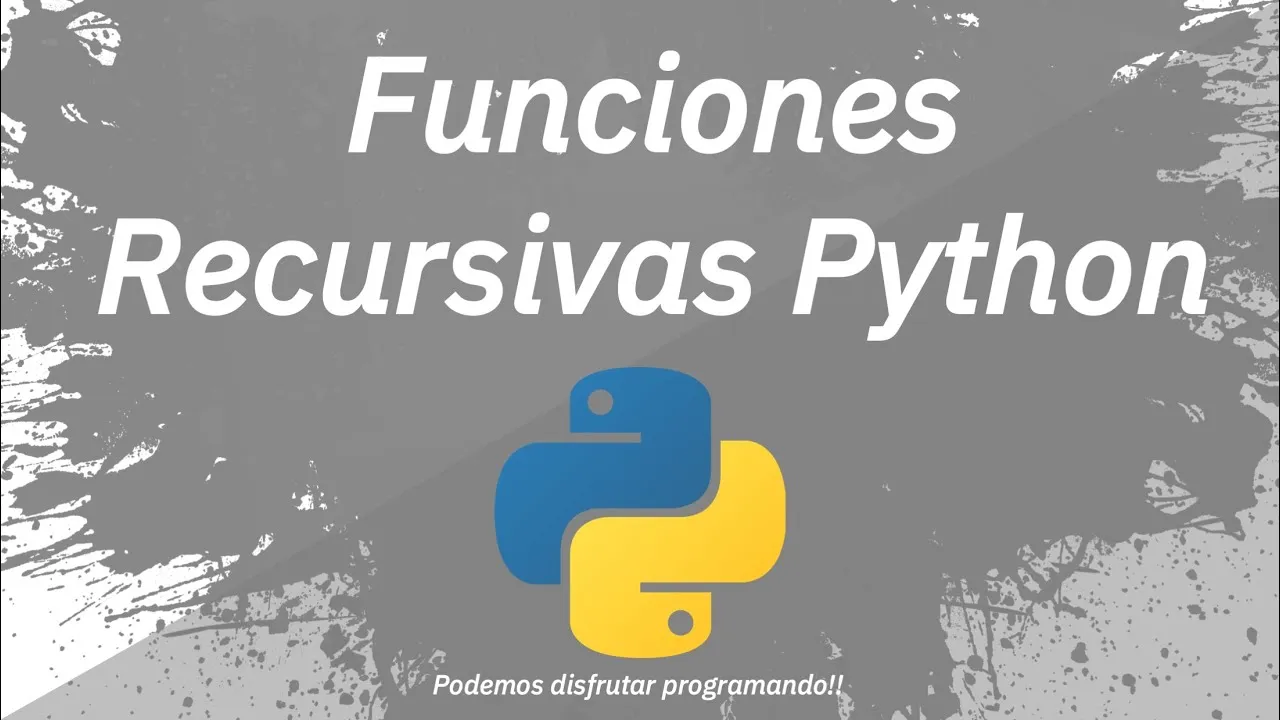 Funciones Recursivas En Python 3 Youtube 9261