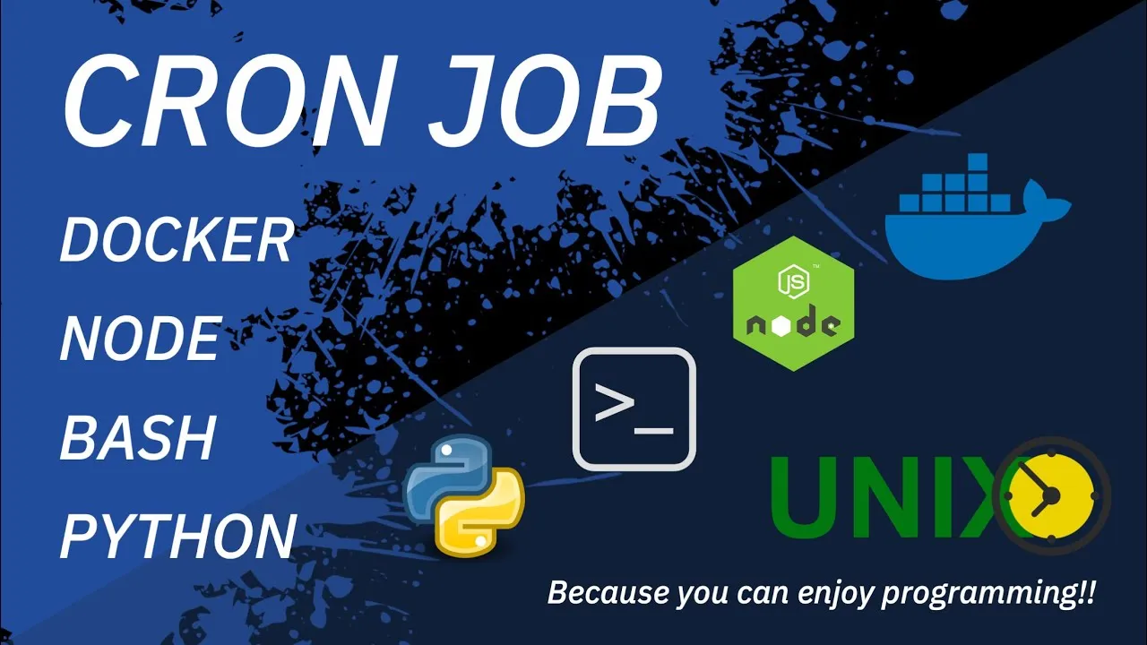 Tutorial Unix Cron Job in Docker container with Python, bash andNodeJs