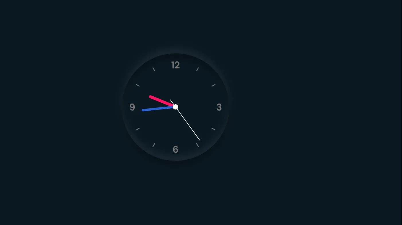 Make Analog Clock Using HTML, CSS, and JS (With Code)