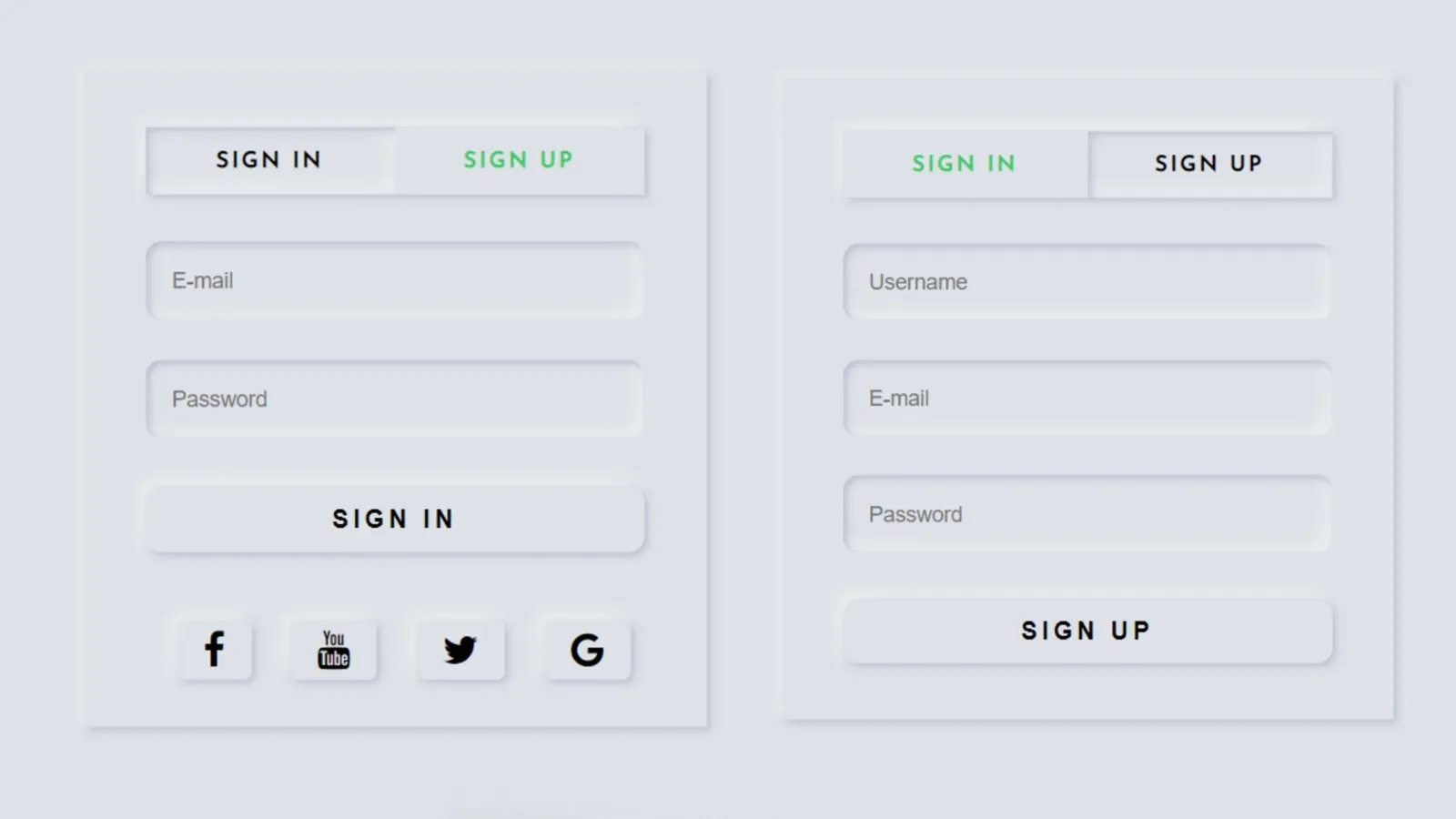 Free Course: Neumorphism Login Form UI Design using HTML, CSS, JavaScript, Neumorphism CSS, Code4education from CODE4EDUCATION