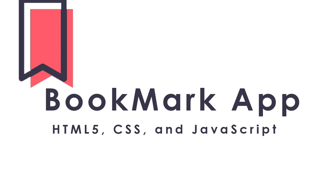 BookMark App in HTML5, CSS, and JavaScript