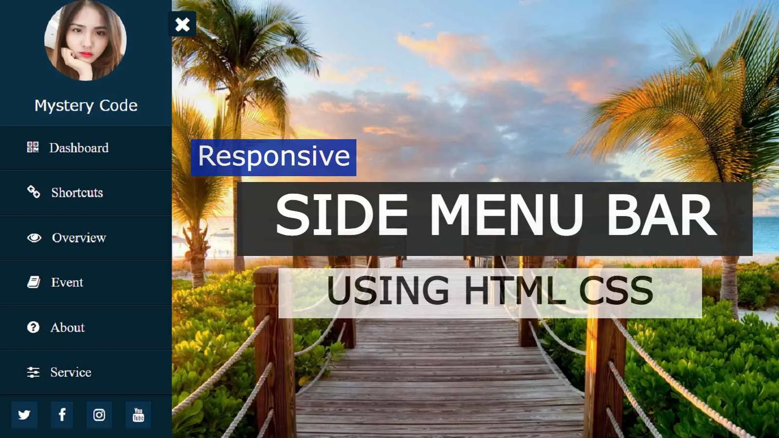 sidebar-menu-using-only-html-and-css