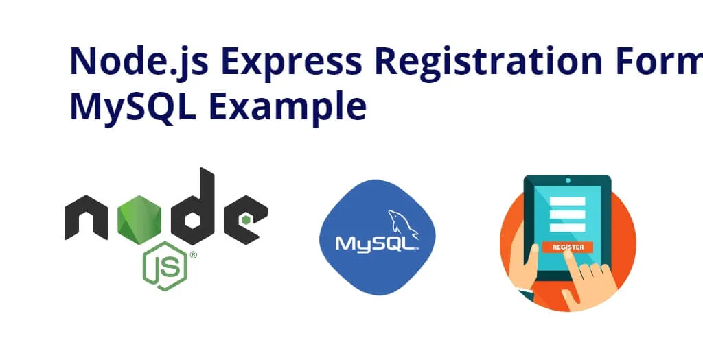 Registration form using node js express and mysql