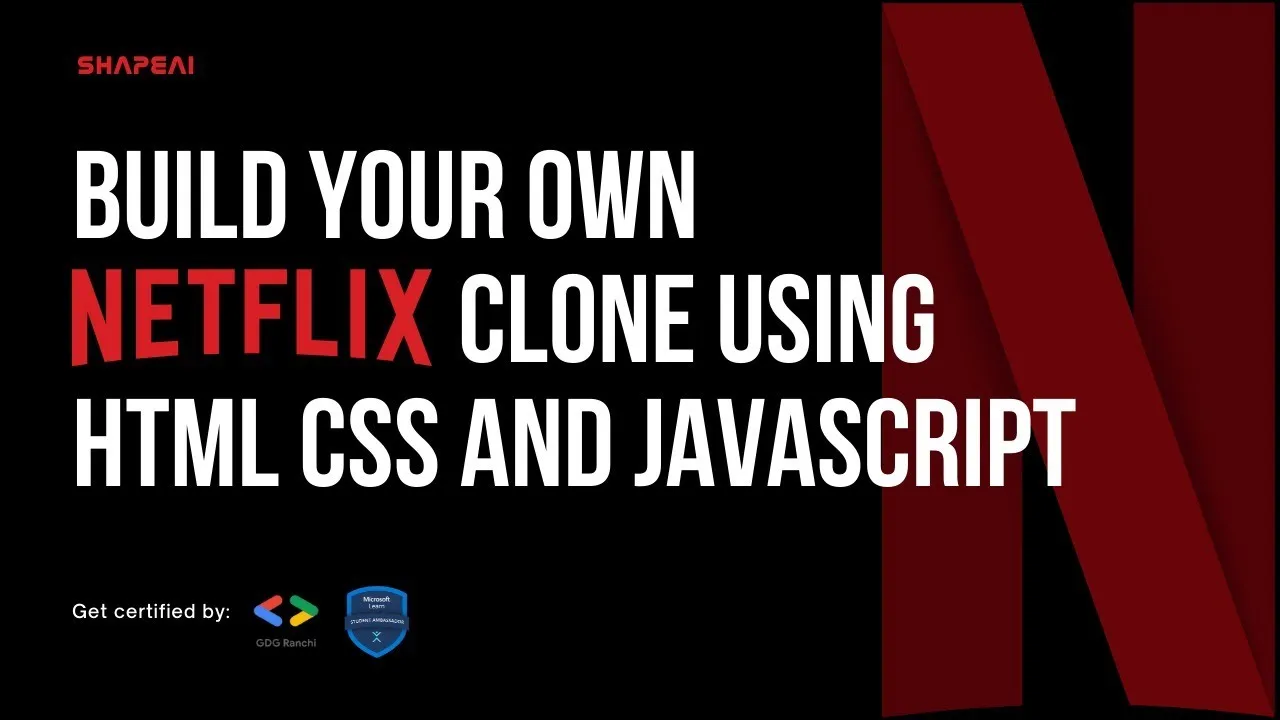 Building Netflix Clone for Beginners with HTML,CSS and JS (Part 2)