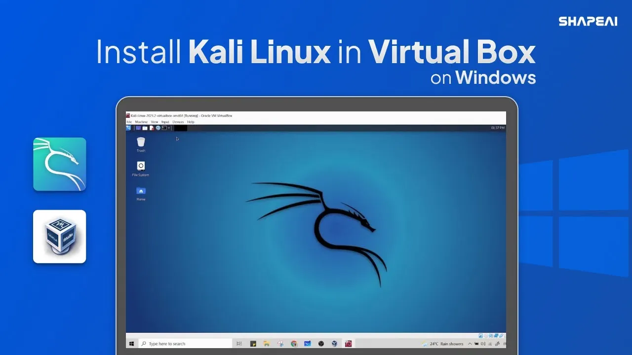 How to Install Kali Linux in Virtual Box Easily on Windows 10