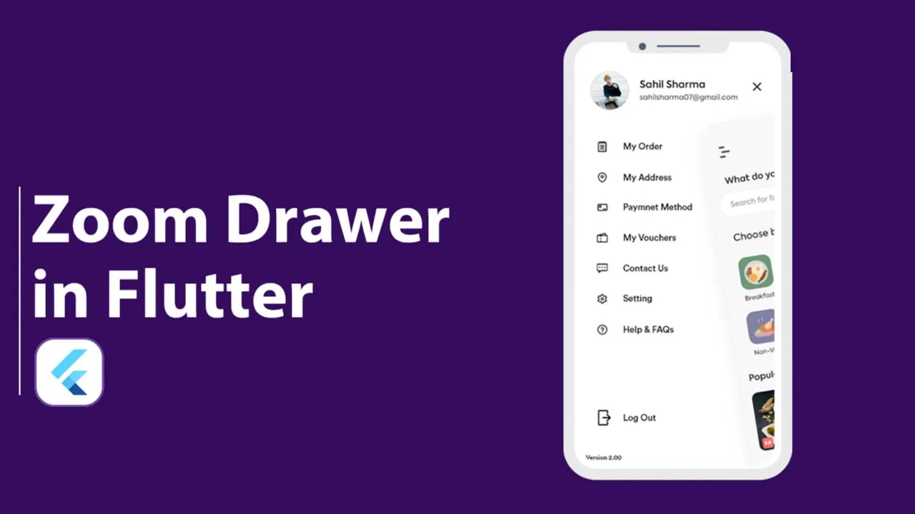 A Flutter Package with Custom Implementation of Drawer