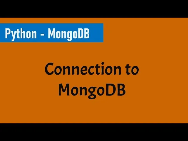 How to Connection To MongoDB using PyMongo for Beginners