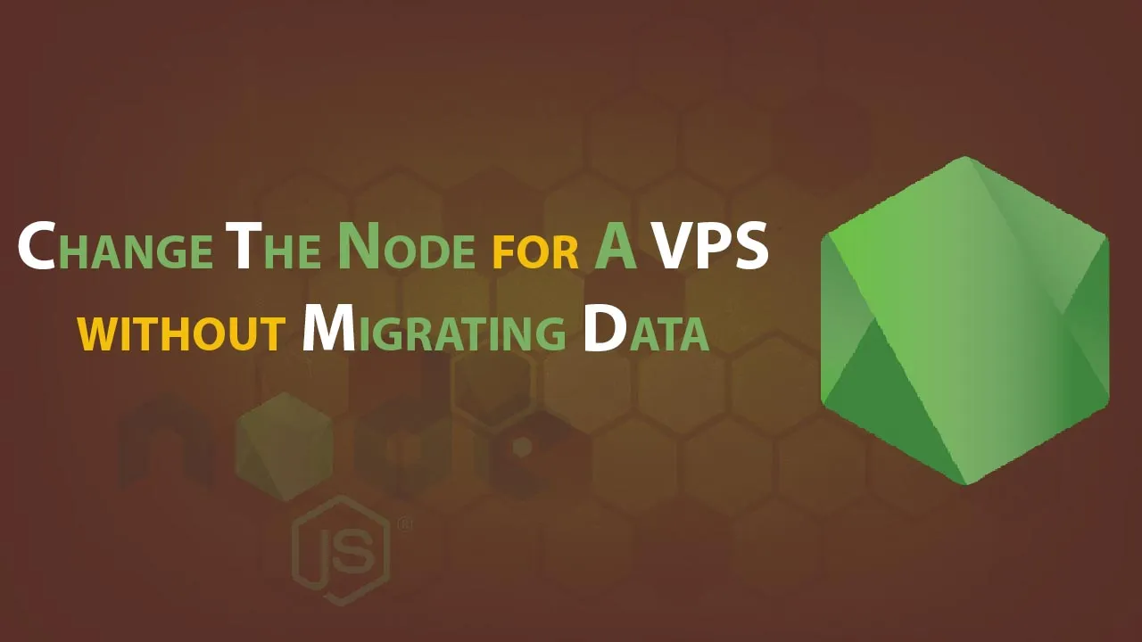 SolusVM Program: Change The Node for A VPS without Migrating Data