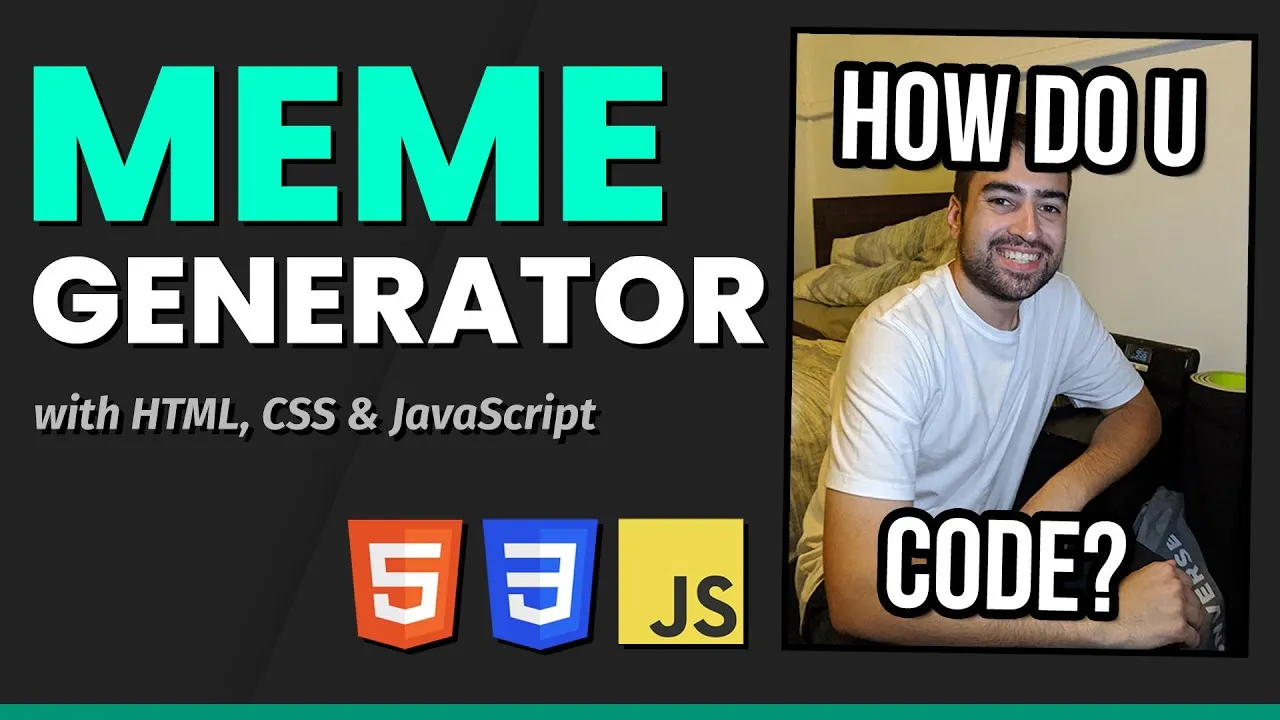 Building a Meme Generator using HTML, CSS and JavaScript