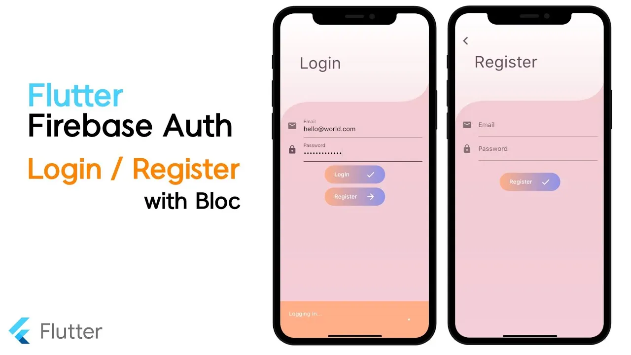 How to Create Login and Register Using Flutter Firebase Auth with Bloc