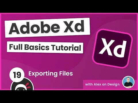 Using Adobe Xd (a UX & Design Tool) - Exporting Files from Adobe Xd
