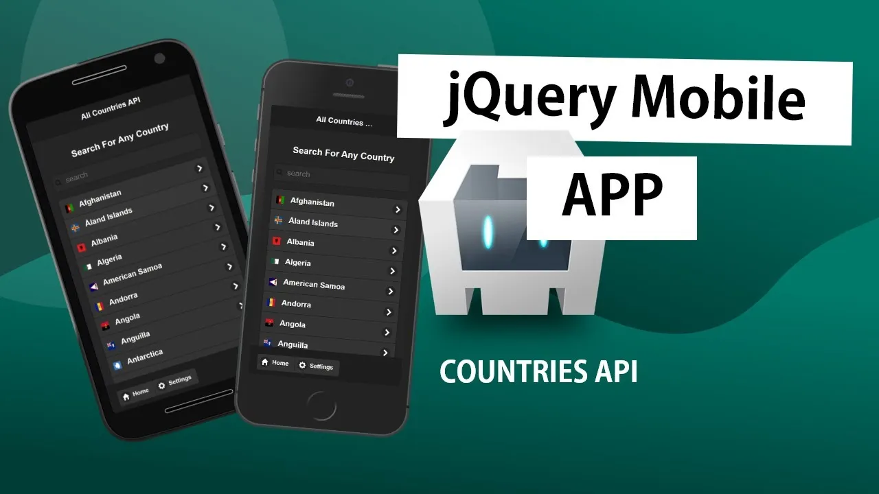 How to Create A Mobile and Web Application using JQuery Mobile 
