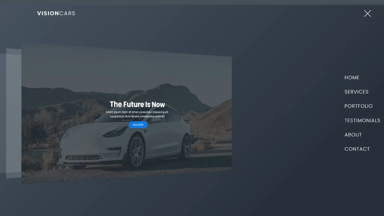 Tutorial to Create 3D Navigation Bar using HTML, CSS & JavaScript