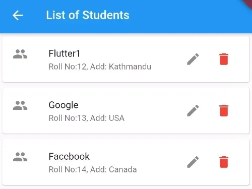 How to Use SQLite/Sqflite CURD Operation on Flutter Android, iOS