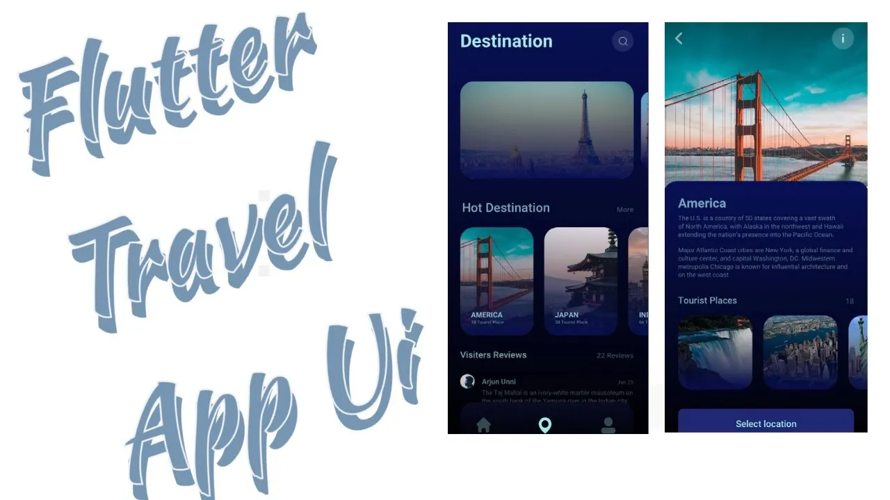 Flutter Travel App UI | Hero and Staggered Animation | Speed Code