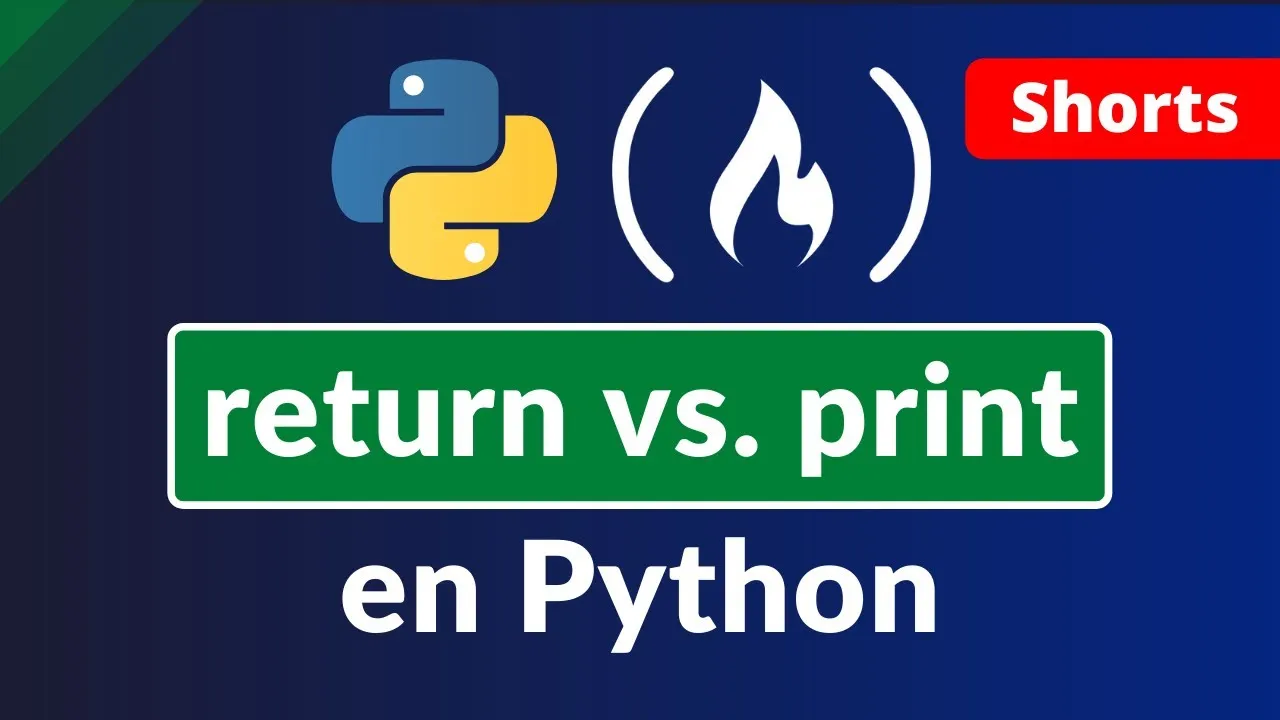 Python return vs. print() - Diferencias y Cómo Usarlos con un Ejemplo