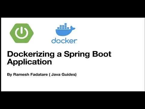 How to Dockerize the Spring Boot Application