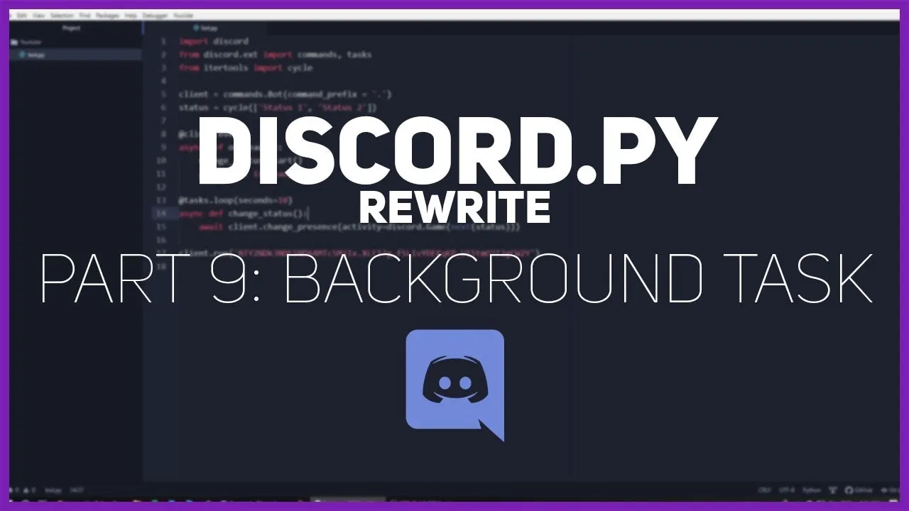 How to Create A Background Task in Discord Bot with Python