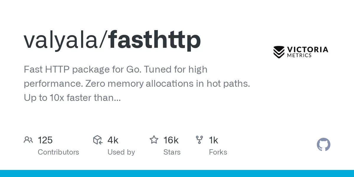 fasthttp: Fast HTTP implementation for Go