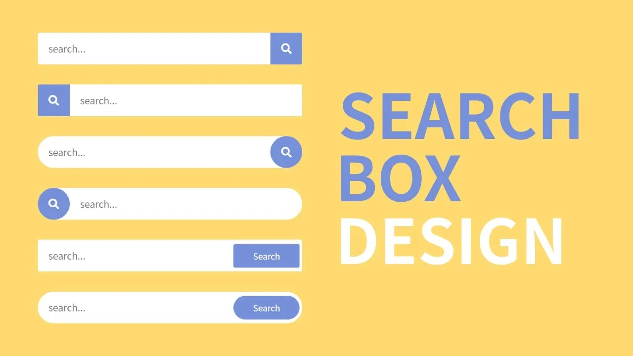 How to Create the Search box in HTML and CSS