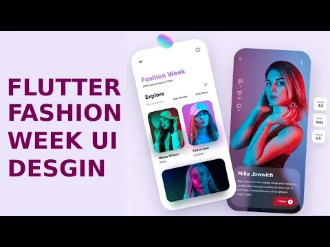 How to Design UI for Fashion Week Using Flutter in 10 Minutes